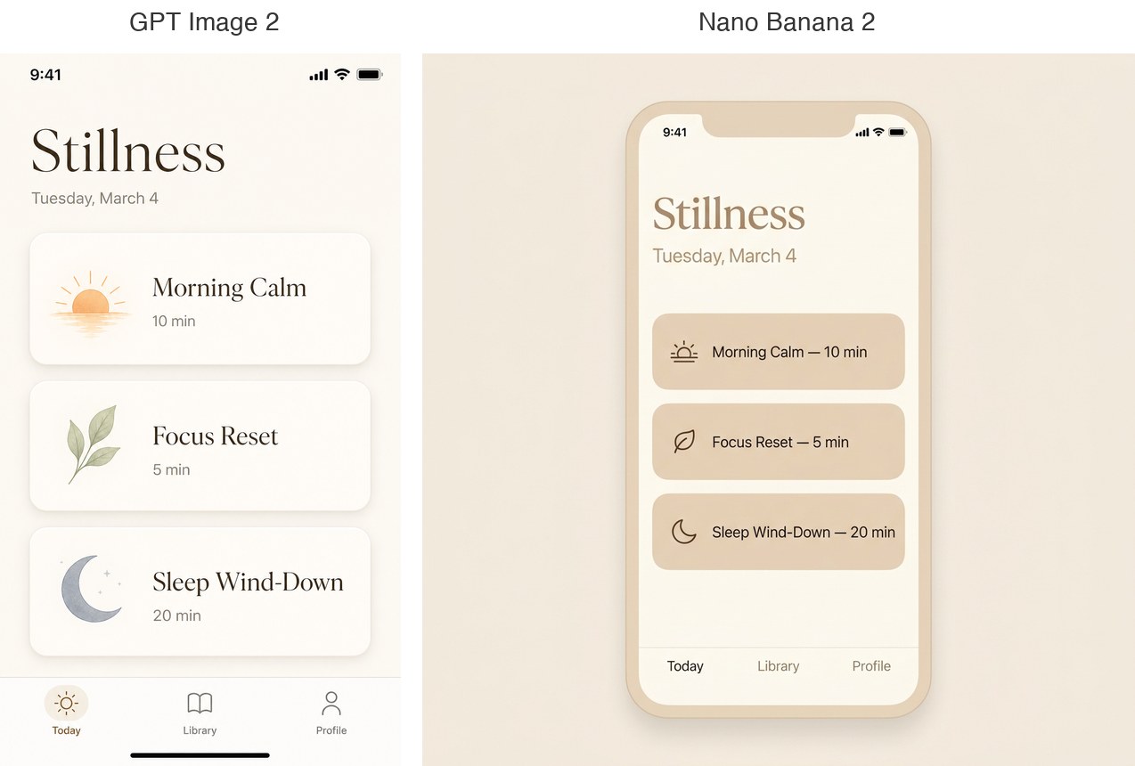 UI mockup test