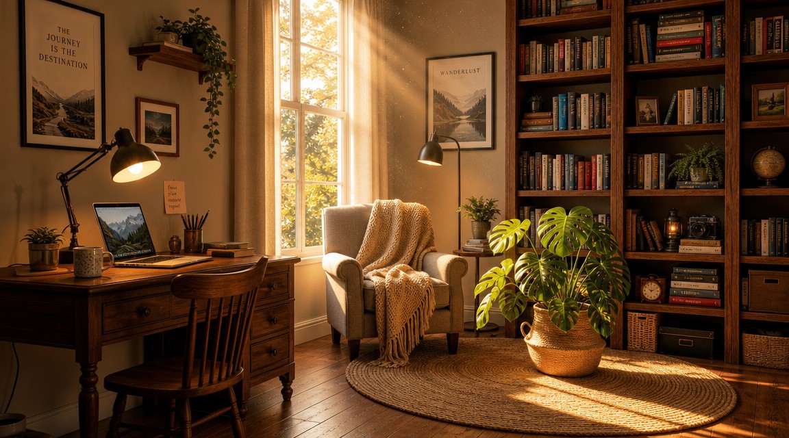 Detailed interior illustration